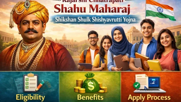 Rajarshi Chhatrapati Shahu Maharaj Shikshan Shulk Shishyavrutti Yojna scholarship eligibility benefits apply process Maharashtra government scheme
