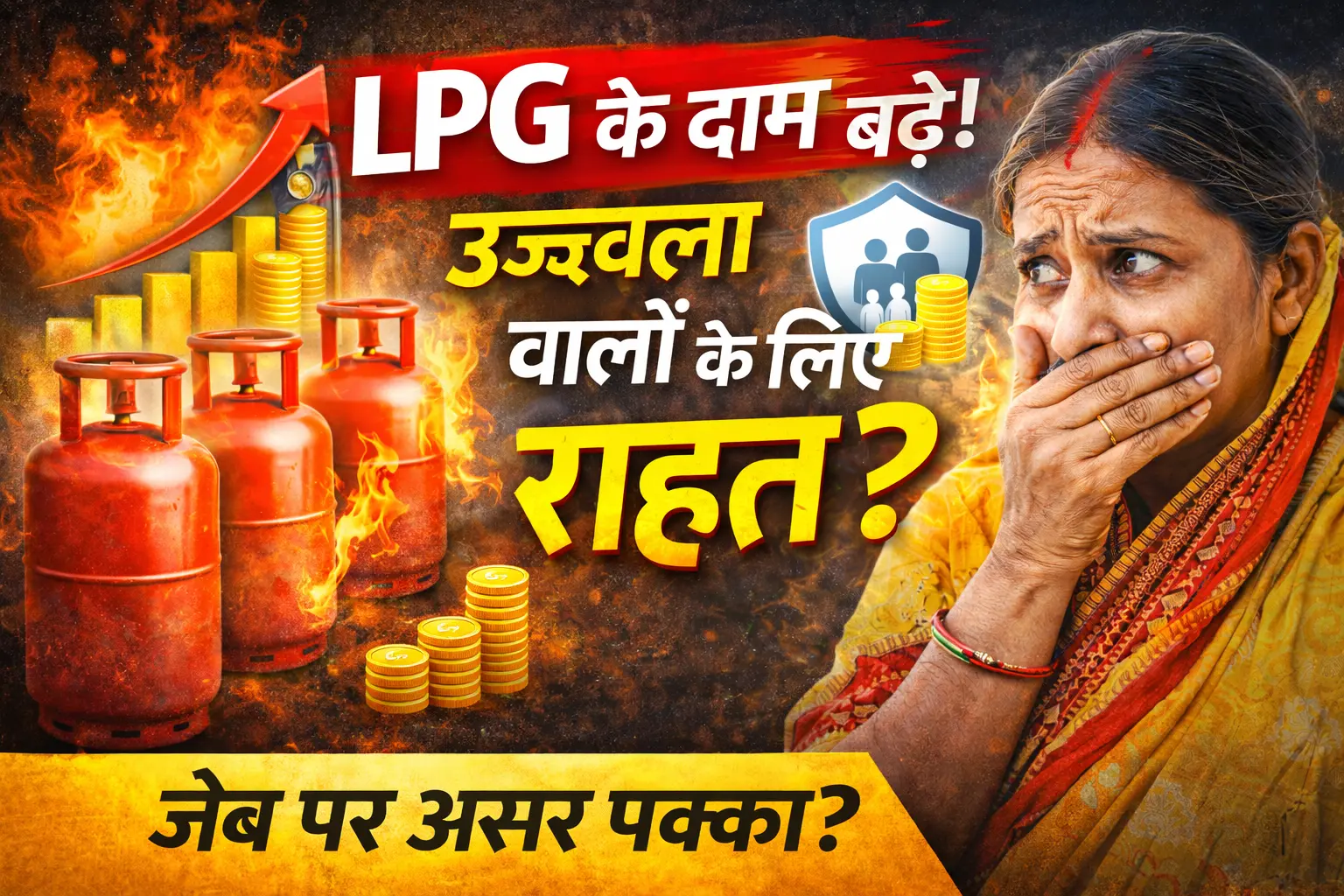LPG गैस सिलेंडर संकट के बीच उज्ज्वला योजना वालों को क्या राहत मिलेगी? 1 LPG गैस सिलेंडर संकट के बीच उज्ज्वला योजना वालों को राहत पर thumbnail image